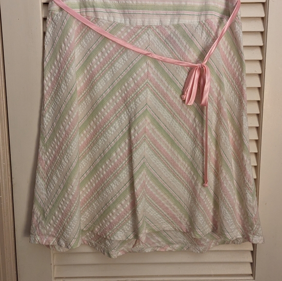 Suit, Spring Colors, Pastels,, size 9/10. Blazer and Skirt. - Picture 3 of 4